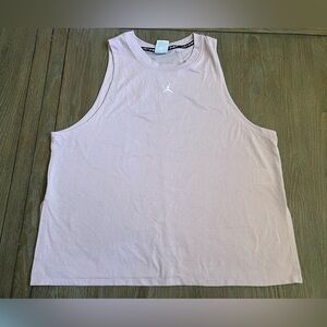 Jordan Tank Top Women’s Large Blush Pink Mesh